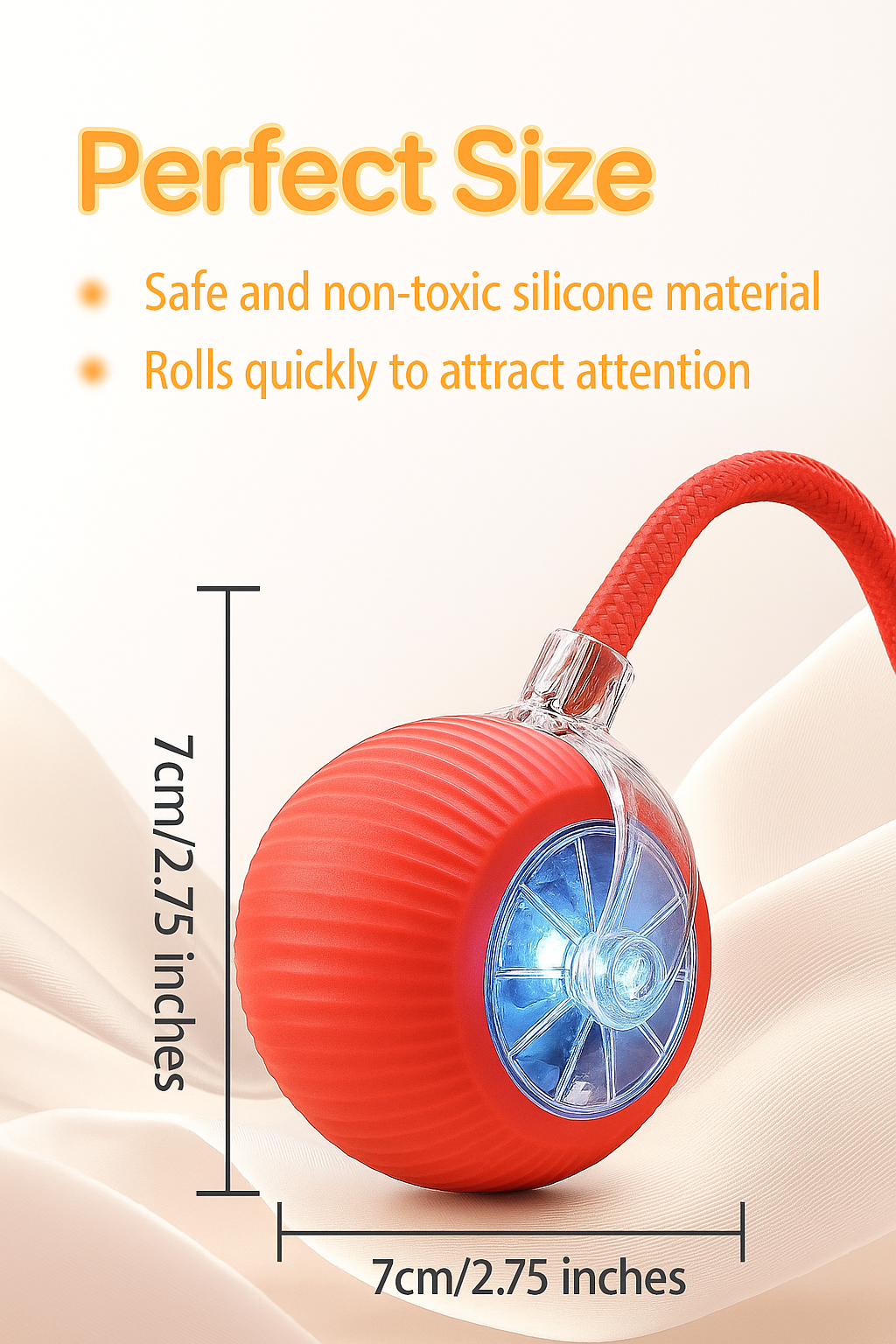 Smart Interactive Rolling Pet Ball – Keeps Pets Happy & Engaged