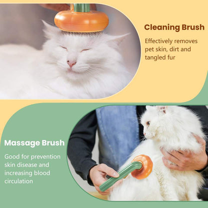 Premium Pumpkin Pet Brush – Remove Shedding Hair in Seconds