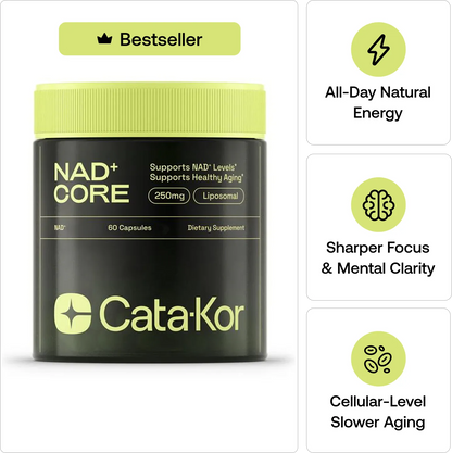 Cata-Kor NAD⁺ Advanced – 500mg (60 Capsules)