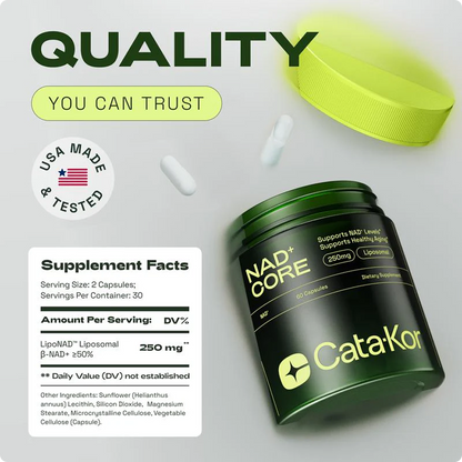 Cata-Kor NAD⁺ Advanced – 500mg (60 Capsules)